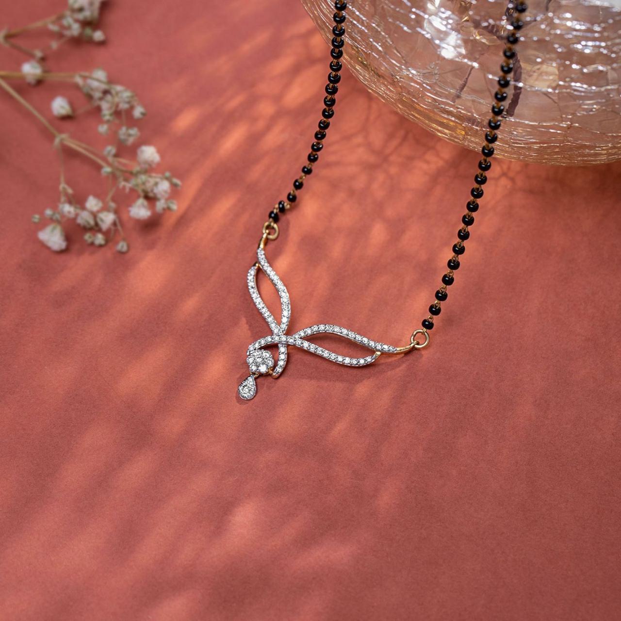 Tiya Silver Mangalsutra