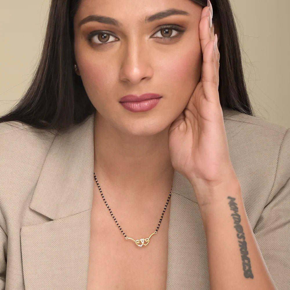 New Two Heart Mangalsutra