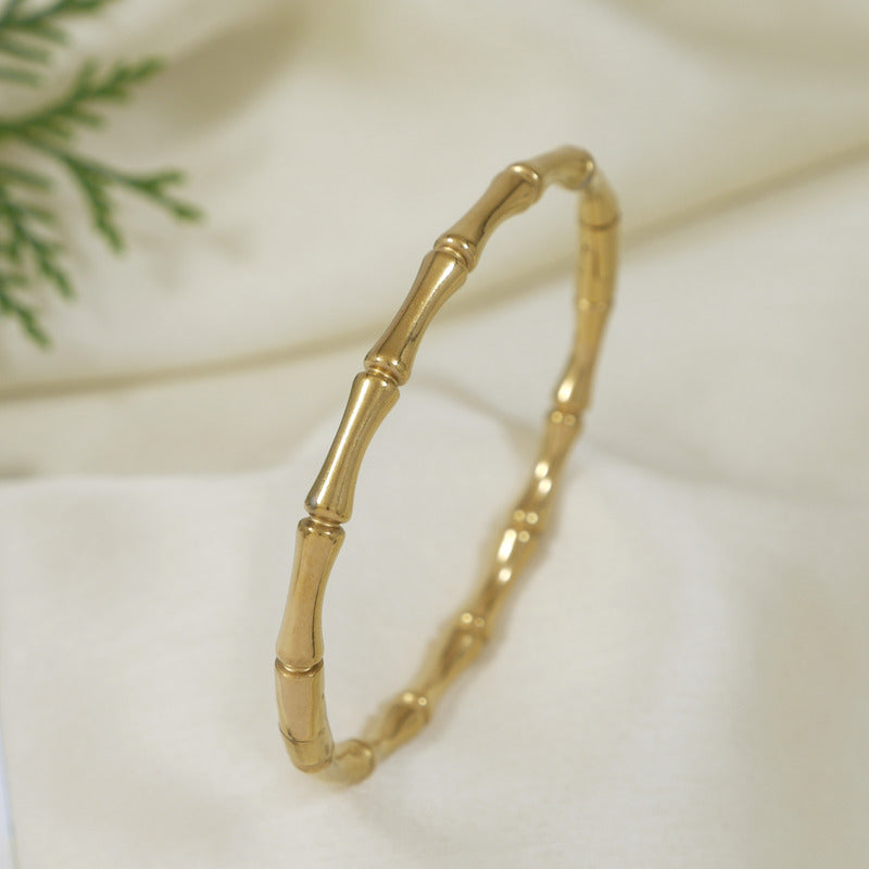 Stainless Steel Bamboo Kada