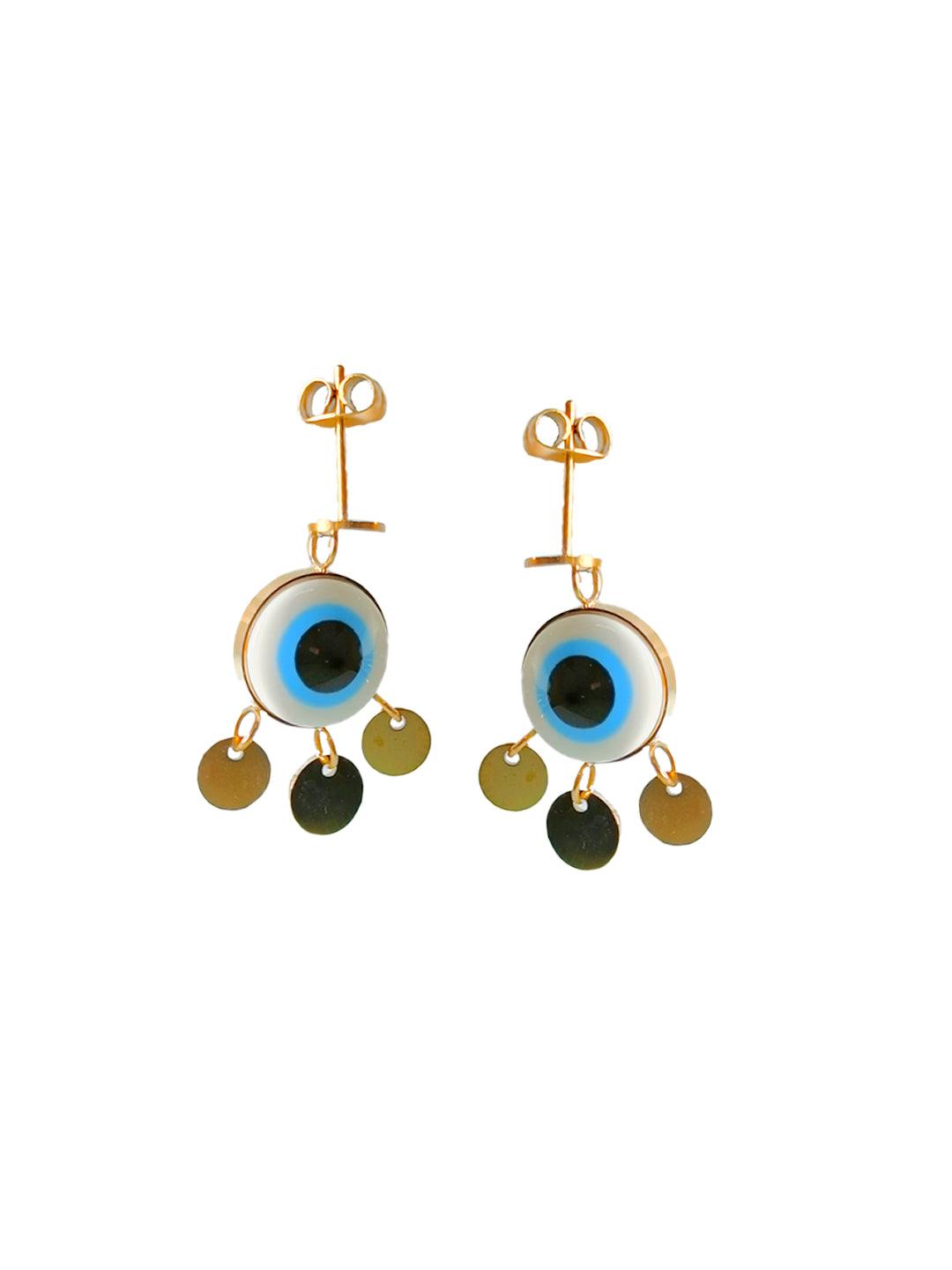 Symbolic Evil Eye Studs