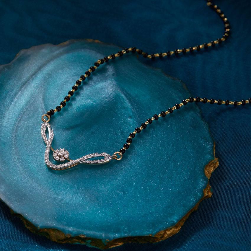 Stylish Diamond Daily Wear Mangalsutra